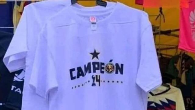 Camiseta de campeón del América