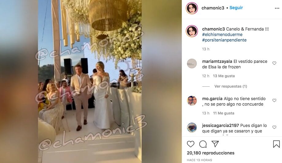 Boda del "Canelo" Álvarez y Fernanda Gómez