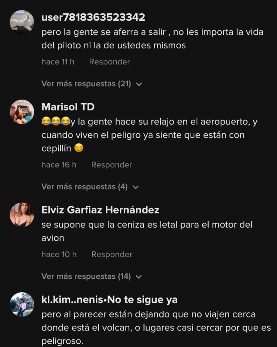 Comentarios al vuelo cerca del Volcán Popocatépetl
