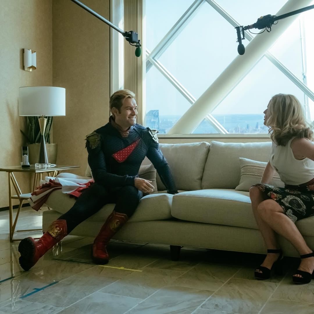 Antony Starr como Homelander de The Boys