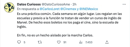 Responden a Carlos Loret de Mola por supuesto complot de Cinemex