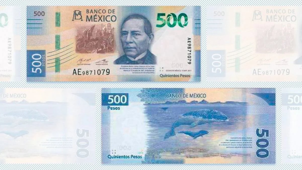 Nuevo billete de 500 pesos