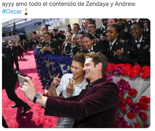 Zendaya y Andrew Garfield.