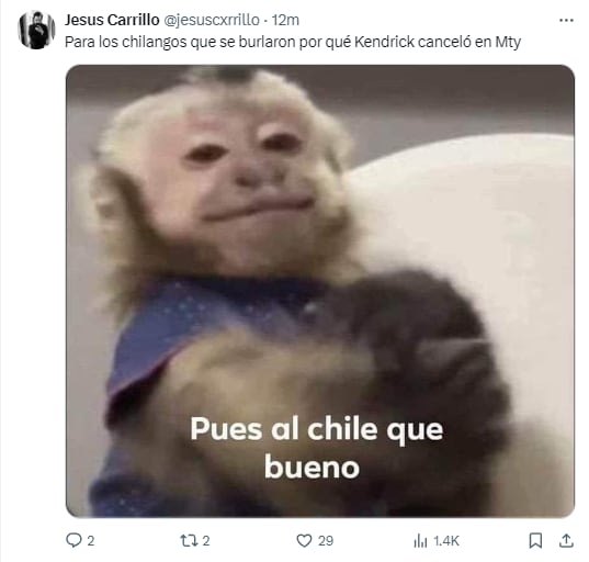 Meme por concierto cancelado de Blink-182 hoy en el Palacio de los Deportes