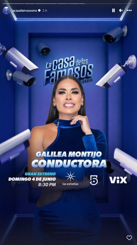 Galilea Montijo será la conductora de La Casa de los Famosos México.