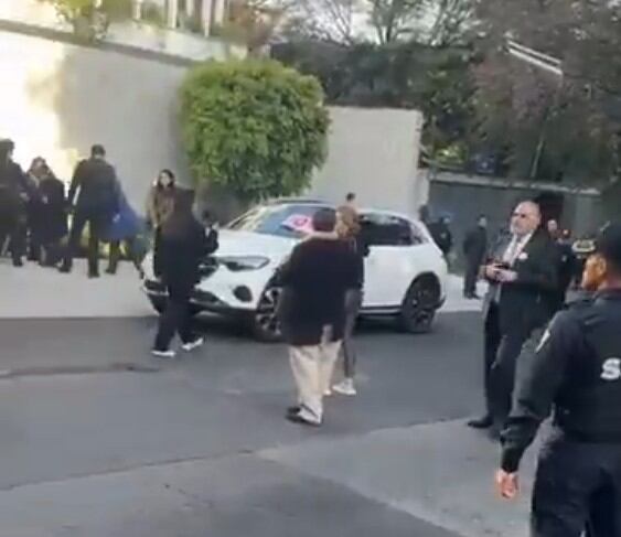 Protesta en Lomas de Chapultepec