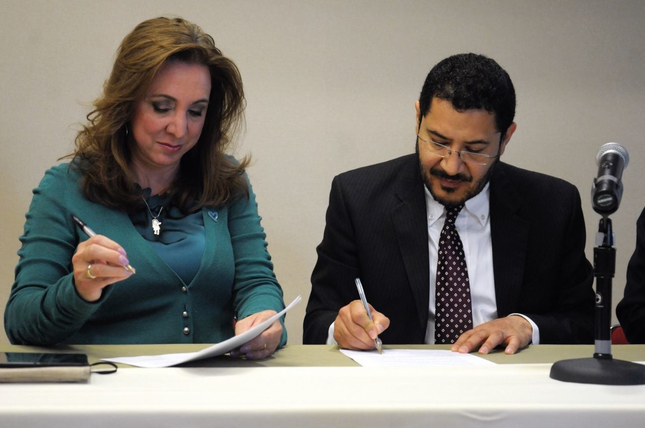 Rosi Orozco y Martí Batres