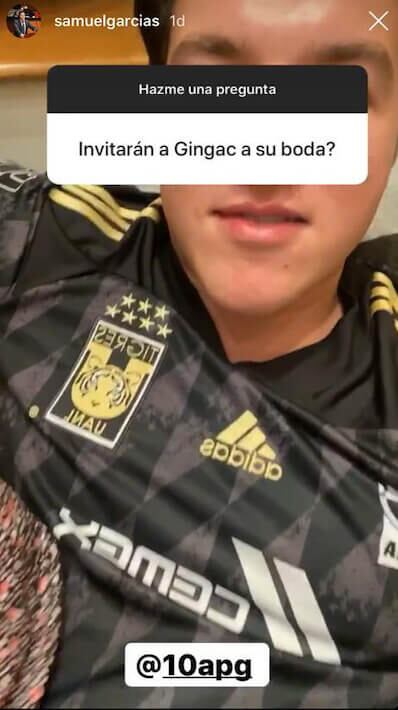 Samuel García invitó al futbolista francés a su boda.