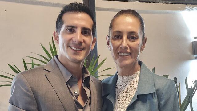 Claudia Sheinbaum y Romel Pacheco
