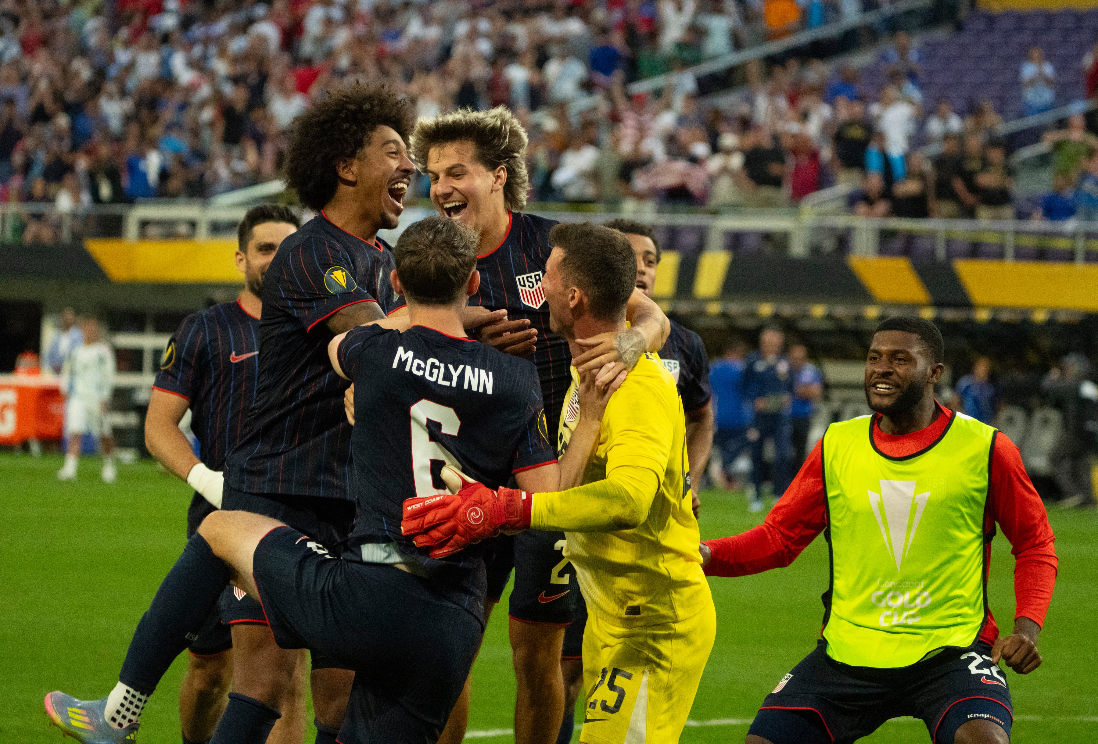 Estados Unidos vs Costa Rica en la Copa Oro 2025.