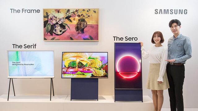 'The Frame', 'The Serif' y 'The Sero', las nuevas pantallas de Samsung