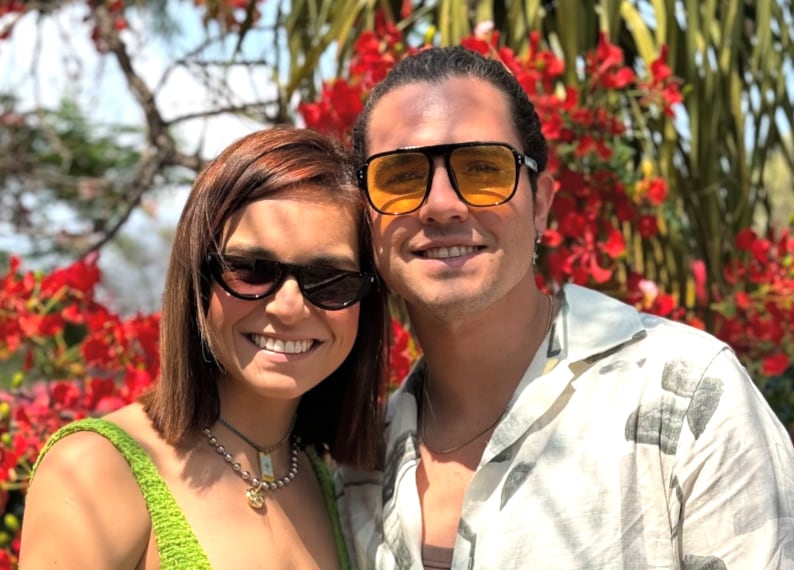 Tania Rincón y su novio Pedro Pereyra