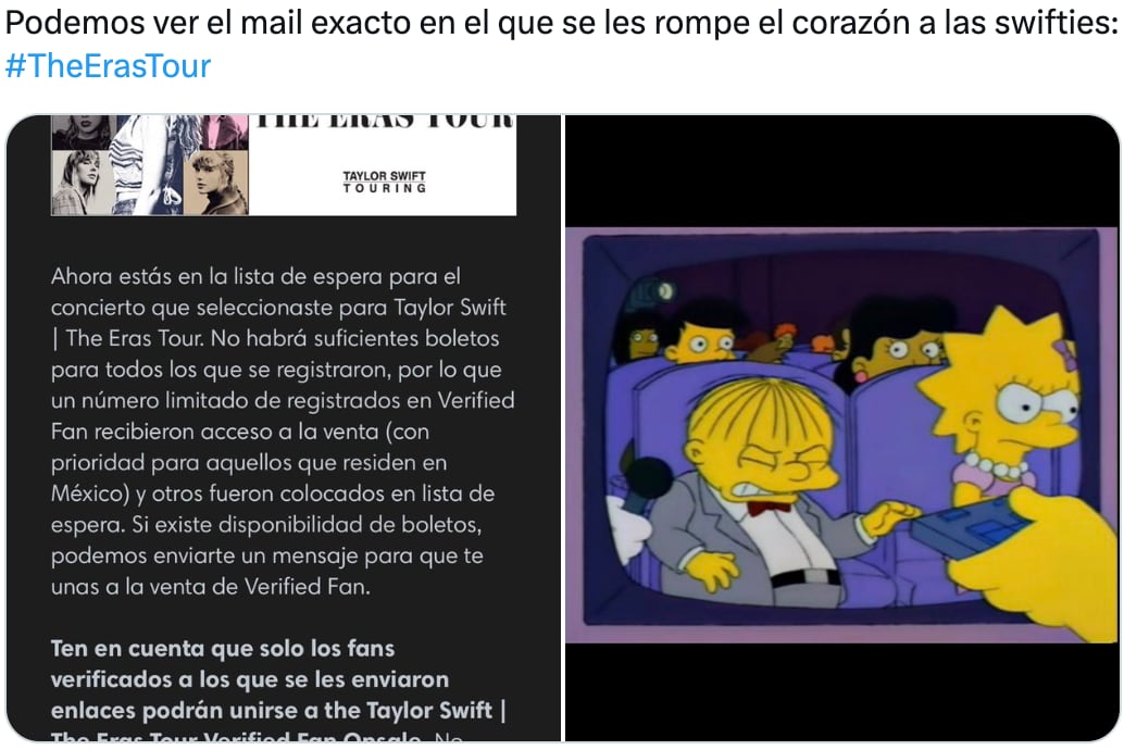 Fans de Taylor Swift en México exigen respuestas a Ticketmaster con memes