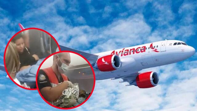 Parto en pleno vuelo