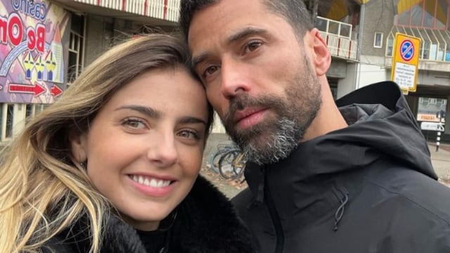 Michelle Renaud y Matías Novoa