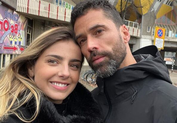 Michelle Renaud y Matías Novoa