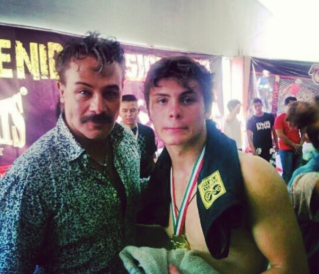 Sergio Sendel junto a su hijo Sergio Graco