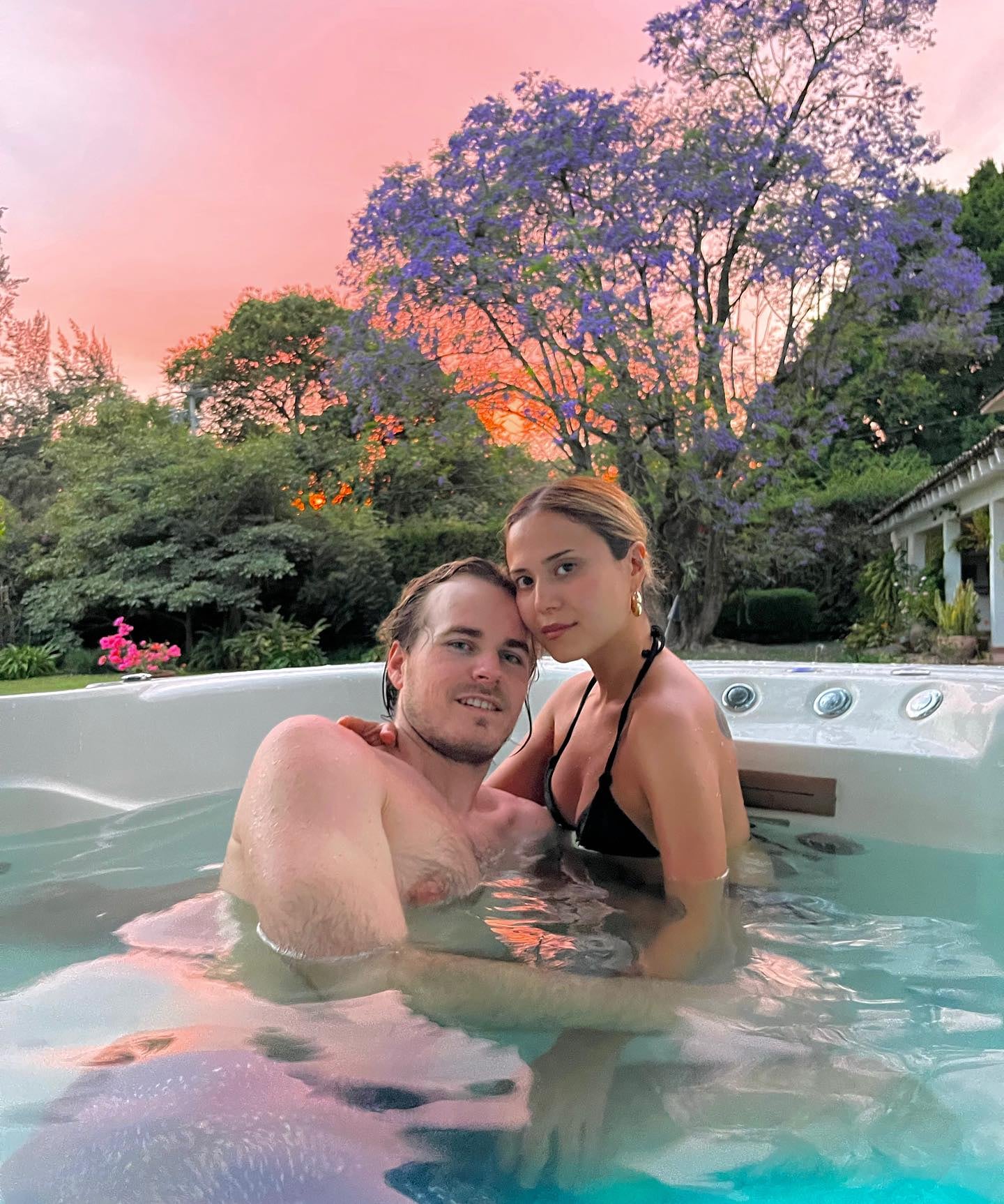 Giordana Guzmán y su esposo Justin Engel.