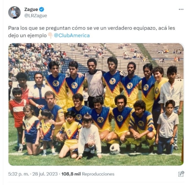 Zague le "faltó el respeto" a la actual plantilla del Club América.