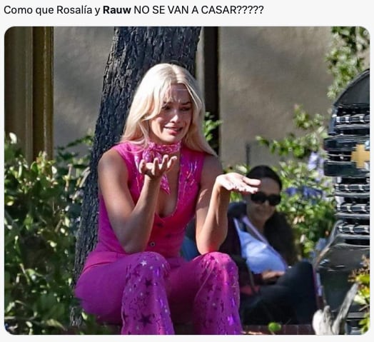 Memes lloran la ruptura de Rosalía y Rauw Alejandro
