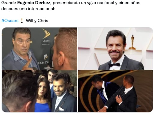 Eugenio Derbez presenció las cachetadas de Eduardo Yañez y la de Will Smith