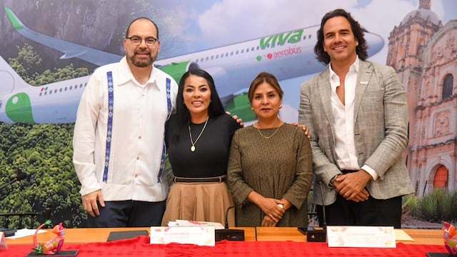 Viva refuerza conectividad aérea de Oaxaca con anuncio de nueva ruta hacia Tuxtla Gutiérrez