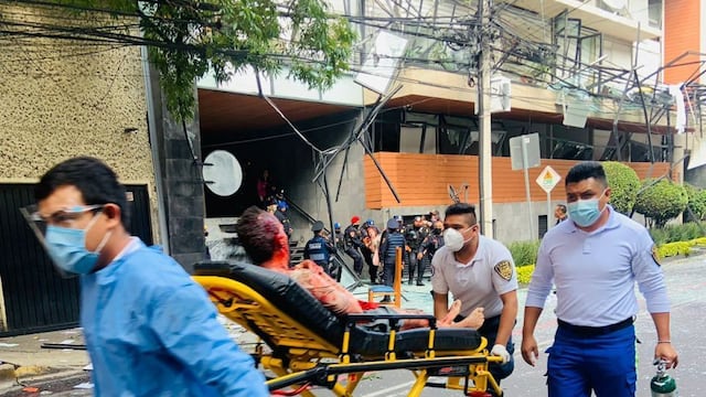 Explosión en avenida Coyoacán