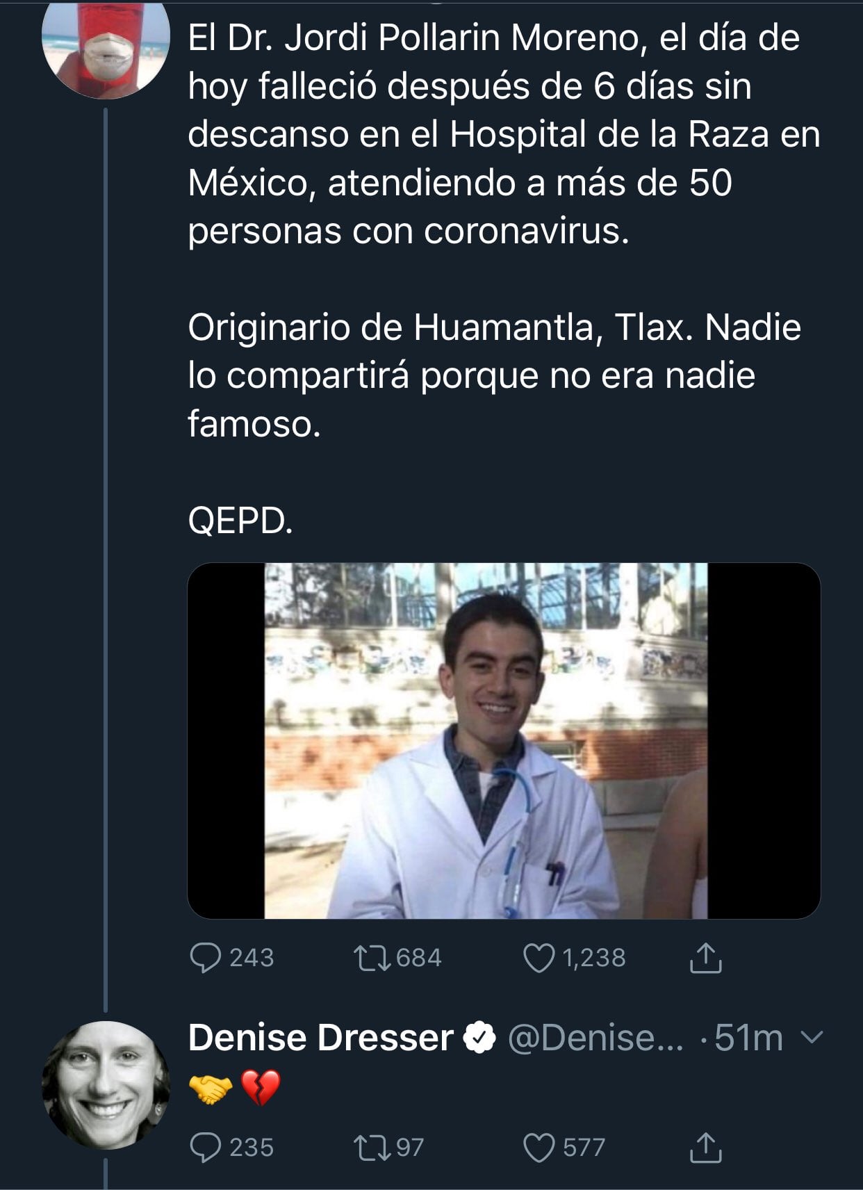 Denisse Dresser en Twitter
