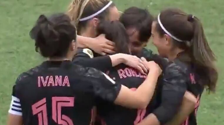 Kenti Robles marca su primer gol con el Real Madrid