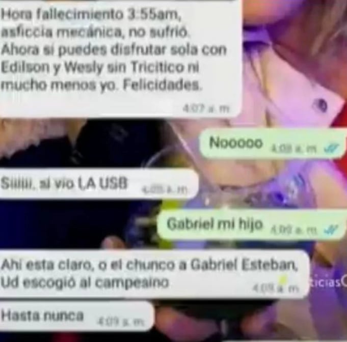 Mensaje de Gabriel González a su expareja