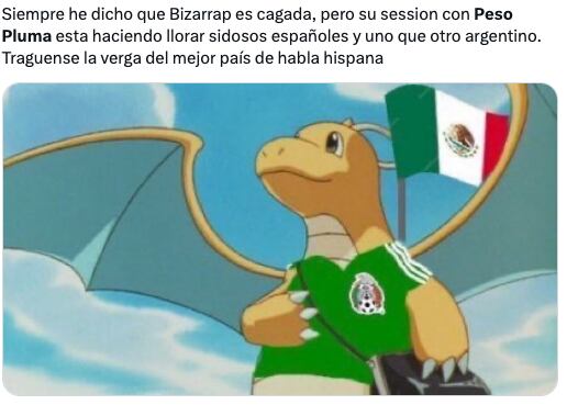 Session 55 de Bizarrap con Peso Pluma desata los memes