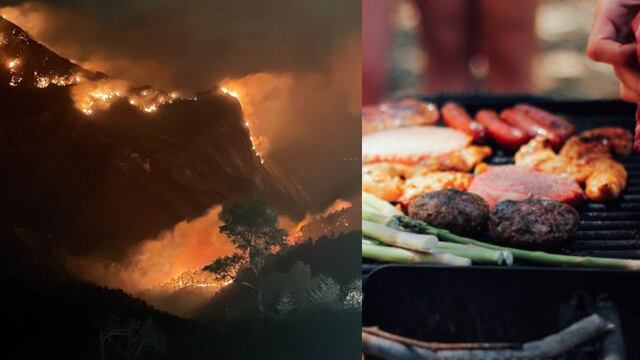 Prohíben la carne asada por incendio en Sierra de Santiago