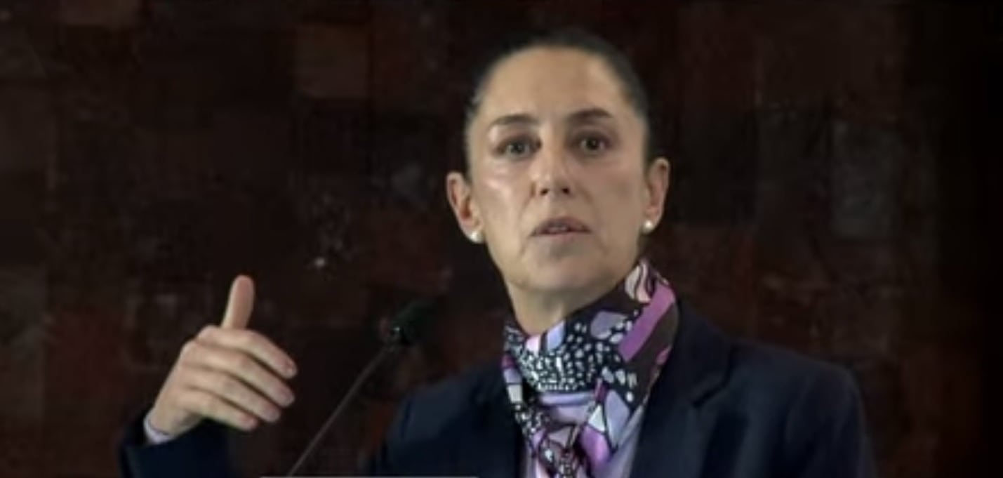 Claudia Sheinbaum en plenaria de Morena