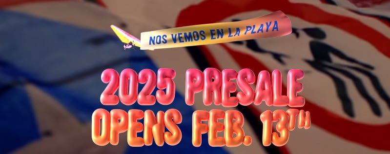 Preventa para el Baja Beach Fest 2025.