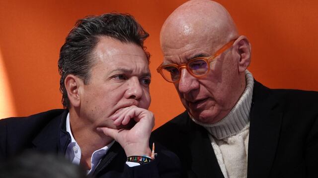 Pablo Lemus, precandidato a la gubernatura de Jalisco, y Dante Delgado, presidente de Movimiento Ciudadano