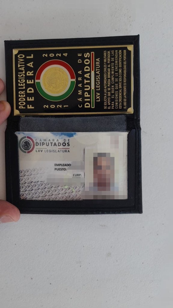 Documentos apócrifos de supuesto funcionario de la Cámara de Diputados