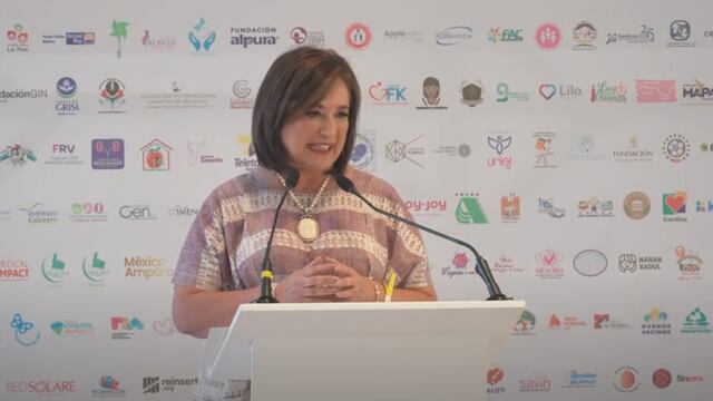 Xóchitl Gálvez en el Papalote Museo del Niño