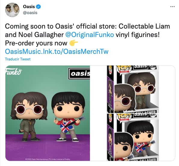 Funko Pop! de Liam y Noel Gallagher