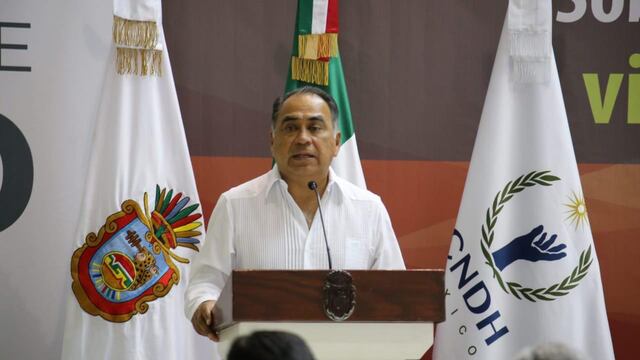 Héctor Astudillo Flores, señaló que como gobernador del estado de Guerrero aceptaba las recomendaciones hechas por la CNDH.