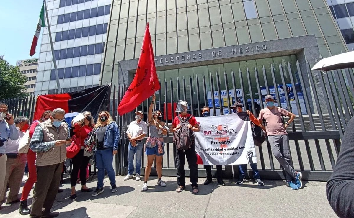La huelga en Telmex inició el 21 de julio de 2022