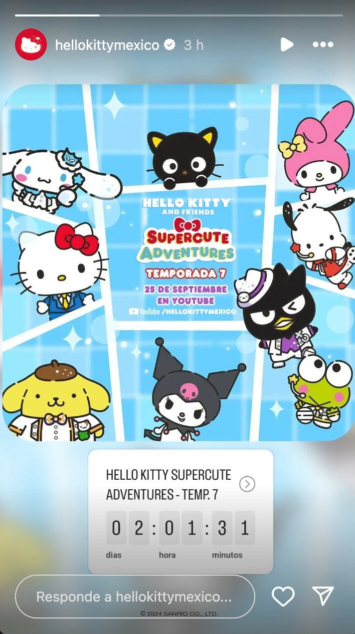 Estreno de Hello Kitty and Friends Supercute Adventures temporada 7