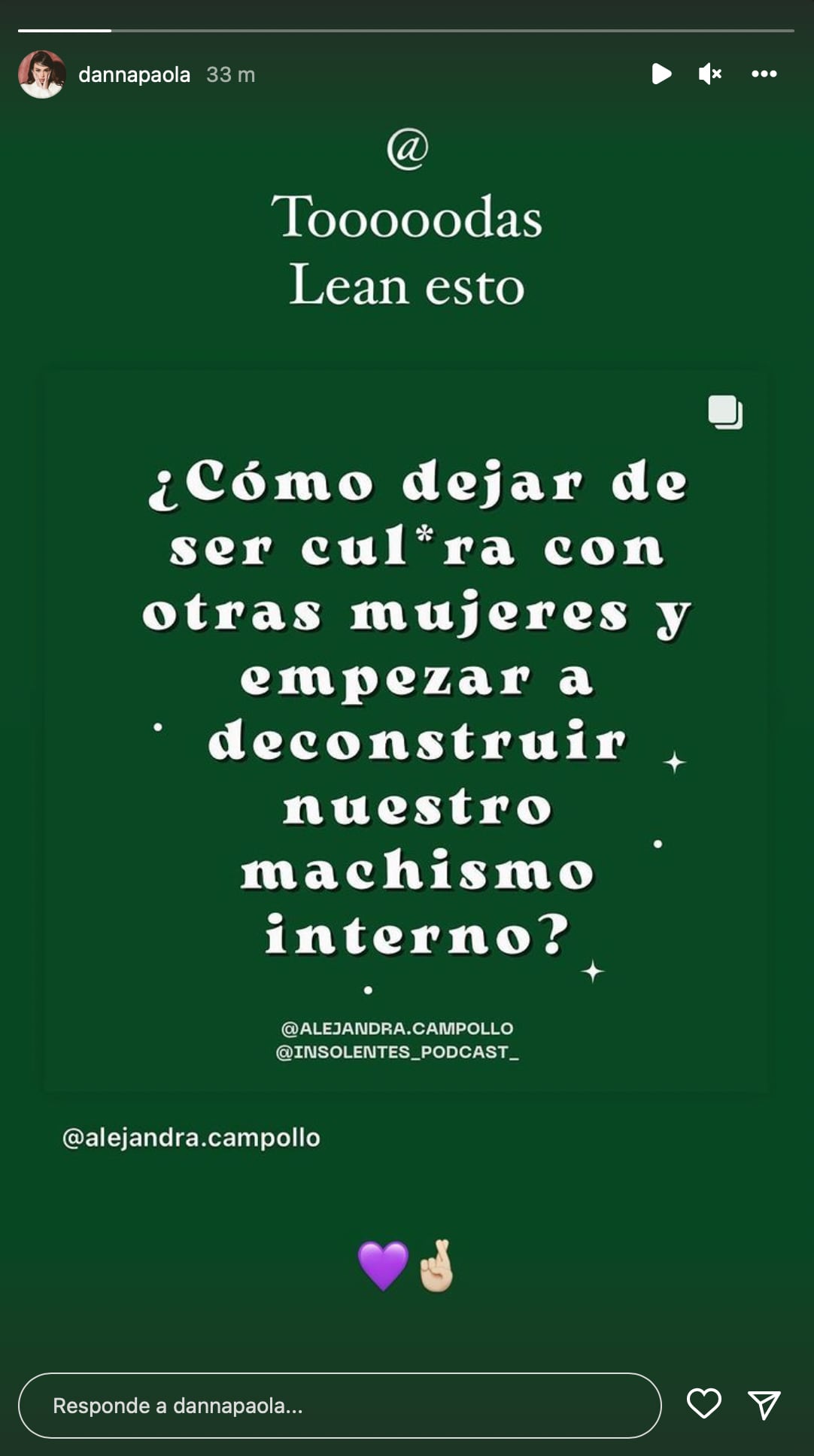 Danna Paola te enseña cómo deconstruir tu machismo para no maltratar a otras mujeres