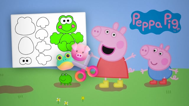 Plantilla rana de Peppa Pig