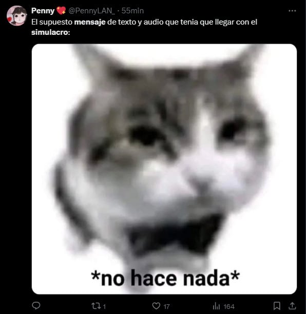 Memes por el Simulacro Nacional 2024