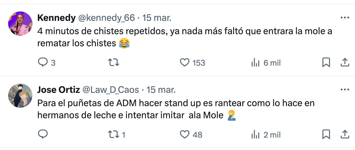 Usuarios opinan sobre los chistes de Adrián Marcelo