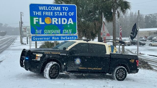 Nieve sorprende a Florida porque el cambio climático “no existe”
