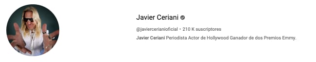 Javier Ceriani está triunfando en YouTube