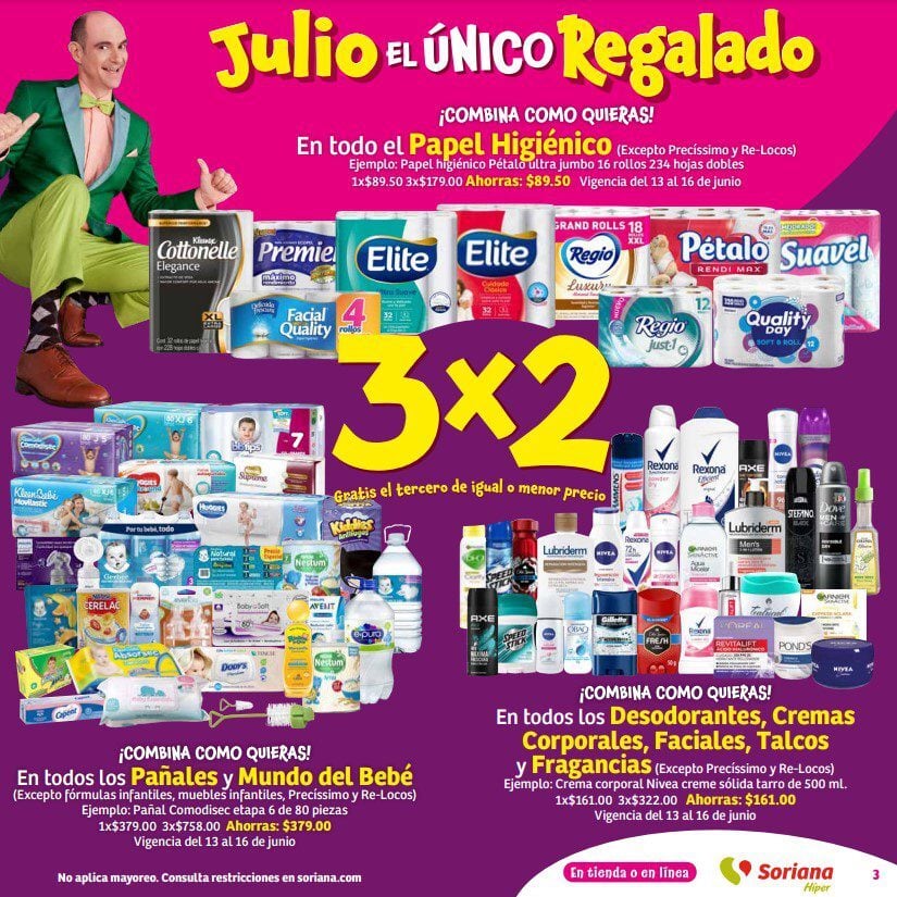 Ofertas Julio Regalado Soriana