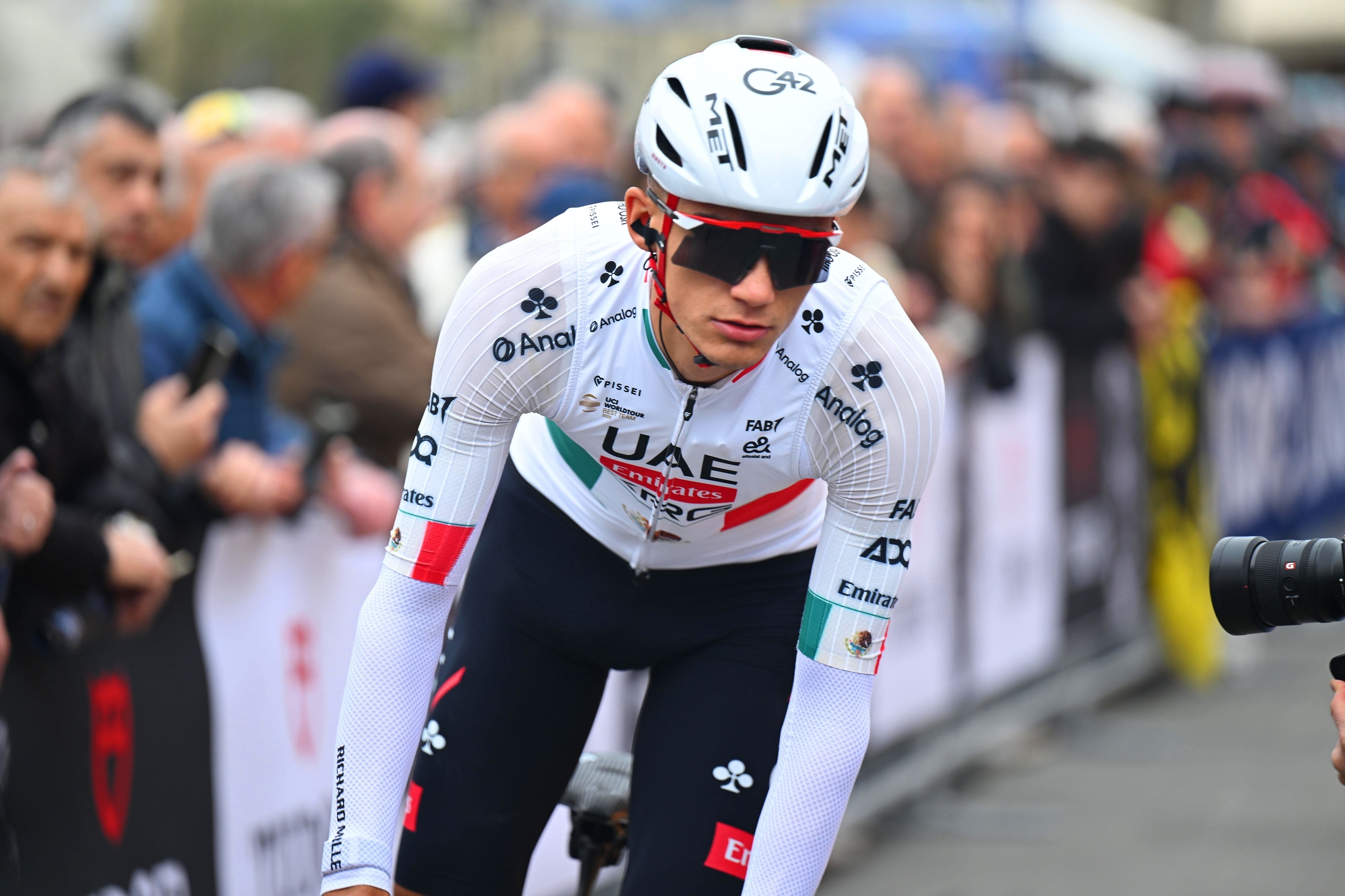 Isaac Del Toro en la Tirreno-Adriático