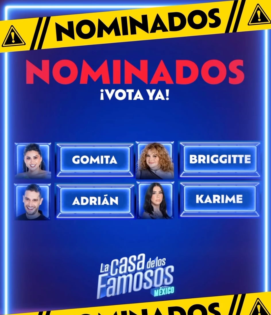 Nominados sexta semana de La Casa de los Famosos 2024
